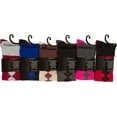 thumbnail image 3 of Sakkas Women's Cotton Blend Knee High Socks Assorted Pack - Diamond 6-Pack - 9-11, 3 of 3