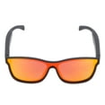 thumbnail image 3 of Gafas de sol inteligentes inalámbricas con Bluetooth, gafas de sol impermeables con música de oído abierto para hombres y mujeres, color naranja y rojo, 3 of 14