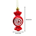 thumbnail image 3 of Fiudx Adornos para Árbol de Navidad, Decoración Invernal Brillante, Colgantes de Pared Duraderos, Decoración Navideña Versátil, Perfectos para Fiestas de Cumpleaños, Juego de 5 Piezas, Fáciles de Col, 3 of 3