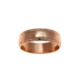 thumbnail image 2 of 14K solid pink rose gold high polish custom hand engraved Hawaiian scroll 6mm ring size 5.5, 2 of 5
