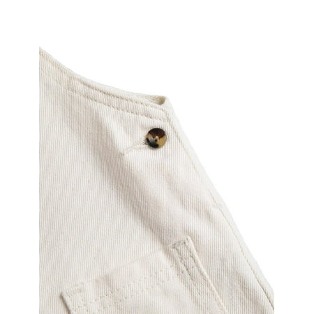 

Plain Straps Romper Sleeveless Beige Baby Denim (Baby s)
