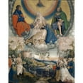thumbnail image 3 of Niklaus Manuel 12x14 Black Modern Framed Museum Art Print Titled - Saint Anne with the Virgin and Child, Saint James the Great and Saint Roch as Intercessors for Mankind Ridden by the Plague (1514-1, 3 of 5