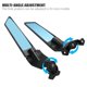 thumbnail image 2 of PACEWALKER Espejo retrovisor de aluminio ajustable para motocicleta compatible con KAWASAKI Ninja 400 650 ZX10R ZX6R ZX-636 Honda Suzuki 2018-2022 (lente antideslumbrante), 2 of 5