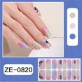 thumbnail image 6 of Glittering Gels Nails Strips Flowers Gels Nails Stickers French Tip Nails Polish Strips Gels Nails Wrap Nails Art Sticke, 6 of 9