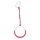 thumbnail image 2 of Anillas de gimnasia deportivas Anillas de gimnasia de hierro para mayores de 6 años, longitud: 41 cm rojo, 2 of 8