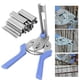 thumbnail image 5 of Fiudx Alicates Tipo M, Mango Ergonómico Antideslizante, Acero Galvanizado de Alta Calidad, Trabajo Rápido y Eficiente, Ideal para Construcción y Jardinería, Incluye Caja de Clavos, Tamaño 20X19X15Cm, 5 of 7