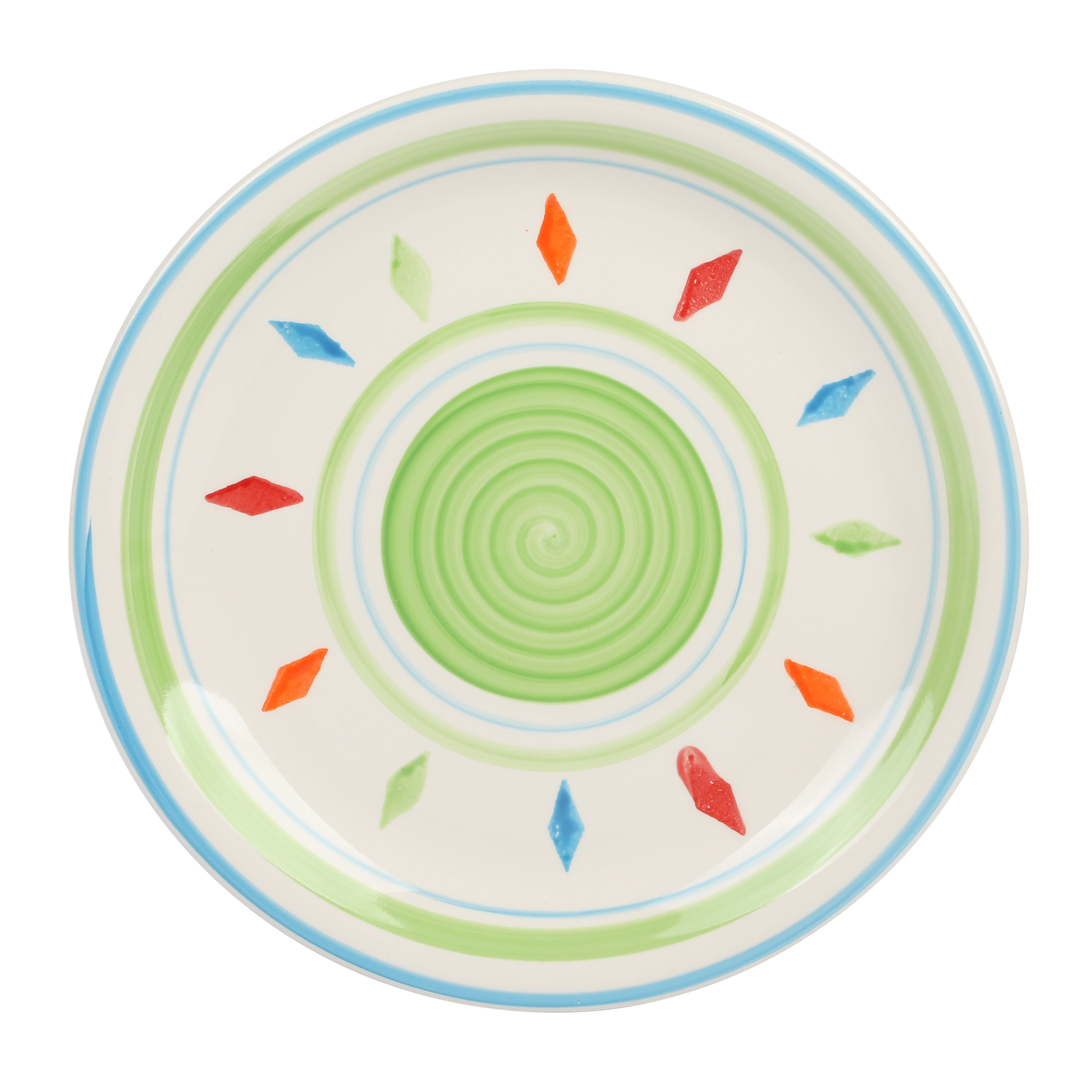 Buy Gibson Home Heidy 12 Piece Hand Painted Dinnerware Set Green