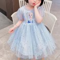 thumbnail image 3 of 2-10 Years Girls Frozen Elsa Princess Dress Summer Party Dress, 3 of 5