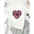 thumbnail image 3 of T-Shirt de Sport Décontracté Simple à Manches Courtes et Col Rond Motif Toile d'Araignée pour Femmes, Confortable pour l'Été pendant les Vacances, 3 of 8