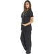thumbnail image 2 of Women's Scrub Sets Six Pocket Medical Scrubs (v-neck With Cargo Pant)-xdd, 2 of 3