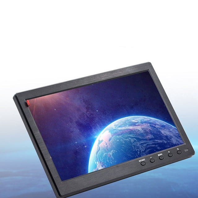 10.1 Inch 1024X600 Montior, 10 Inch External Ultra Slim HD IPS Display, Built in Speaker, 16:10 Laptop PC Second Screen Gaming for PC CCTV Camera