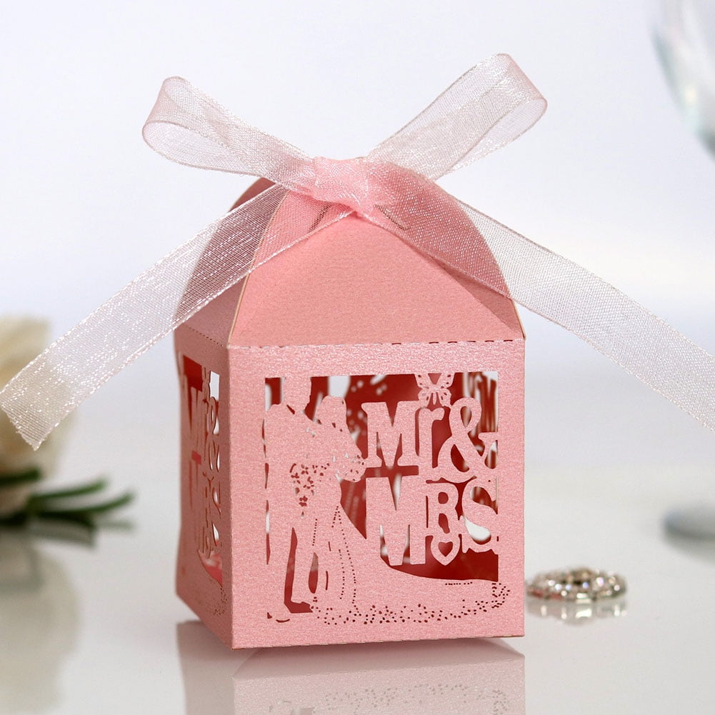 Buy Sanwood 20Pcs Cutout Butterfly Candy Boxes Mr Mrs Wedding Party