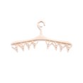 thumbnail image 2 of Cheers.US Non-Slip Clothes Hangers for Baby and Kids Hangers with Movable Clips, Heavy-Duty and Space-Saving with 8 Finger Clips,for Pants,Skirts, Coat-16.54" x 7.09", 2 of 7