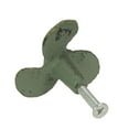 thumbnail image 5 of Zeckos Green Finish Cast Iron Boat Propeller Cabinet Knobs Set of 6, 5 of 7