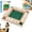 Green, variant on Shut The Box Game, Shut The Box-Wooden Dice Board Game, Four-Sided Flip Card Game Toys, Upgraded Wooden Dice Games for 2-4 Players, Improves Mathematical Skills, for Classroom, Home (Colorful)