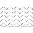 thumbnail image 1 of SHISUYAN 30pcs Triangle Buckles for Trampoline Replacement Silver Galvanized Steel Wire Strong Reusable, 1 of 7