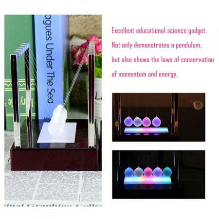 

ANGGREK Balls Decor Balls Colorful LED Light Home Office Science Toy Desk Decoration Art Work Gifts Balls Science Toy