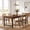 Dark Brown & Black, variant on Fnova 55.12" Dining Table, 3.94" Thick Board Metal Frame Modern Dining Table for Kitchen, Living Room, Home, Family Gatherings & Daily Use