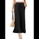thumbnail image 2 of Pantalones Palazzo de Pierna para Mujer, Cintura Alta, Elásticos, con Cordón y Bolsillos, Color Negro, Talla M, 2 of 8