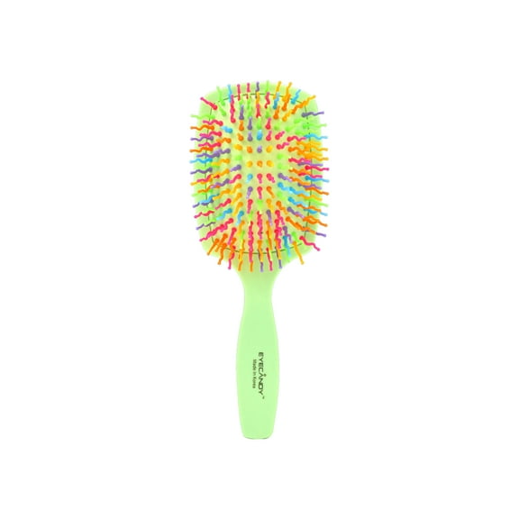 Eyecandy Rainbow volume S paddle brush (Melon Green)