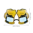 thumbnail image 2 of FRCOLOR 3 Pairs Novelty Glasses Funny Props Hawaiian Wine Glasses 16.40X14.30X10.30CM, 2 of 8