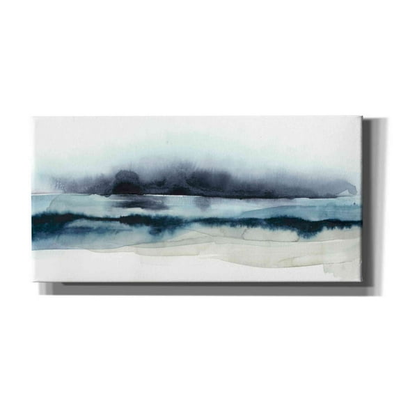 Epic Graffiti  'Stormy Sea I' by Grace Popp Giclee Canvas Wall Art, 24"x12" 24 x 12