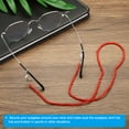 thumbnail image 5 of Uxcell Eyeglass Chains for Women, 2Pcs Stylish Glasses Chain Sunglass Beaded String, Black, 5 of 5