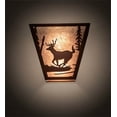 thumbnail image 4 of Meyda Tiffany 23944 13" Wide 2 Light Wall Sconce - Rust, 4 of 4