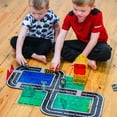 thumbnail image 3 of Paquete de expansión Magnetic Tiles Road IGIVI para niños mayores de 3 años, 3 of 6