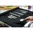 thumbnail image 3 of Chef’s Knife Bag Holds 8 Knives PLUS a Meat Cleaver AND Zipped Tool Pouch! Noble Home & Chef’s Durable Knife Case Includes Shoulder Strap, Handle, and Business Card Holder. (KNIVES NOT INCLUDED), 3 of 7