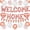 pink, variant on Welcome Home Decorations Green Gold,Gold Welcome Home Foil Balloon Banner with Sage Green White Heart Balloons Pennant Flag Bunting for Housewarming Baby Shower Home Family Party Supplies