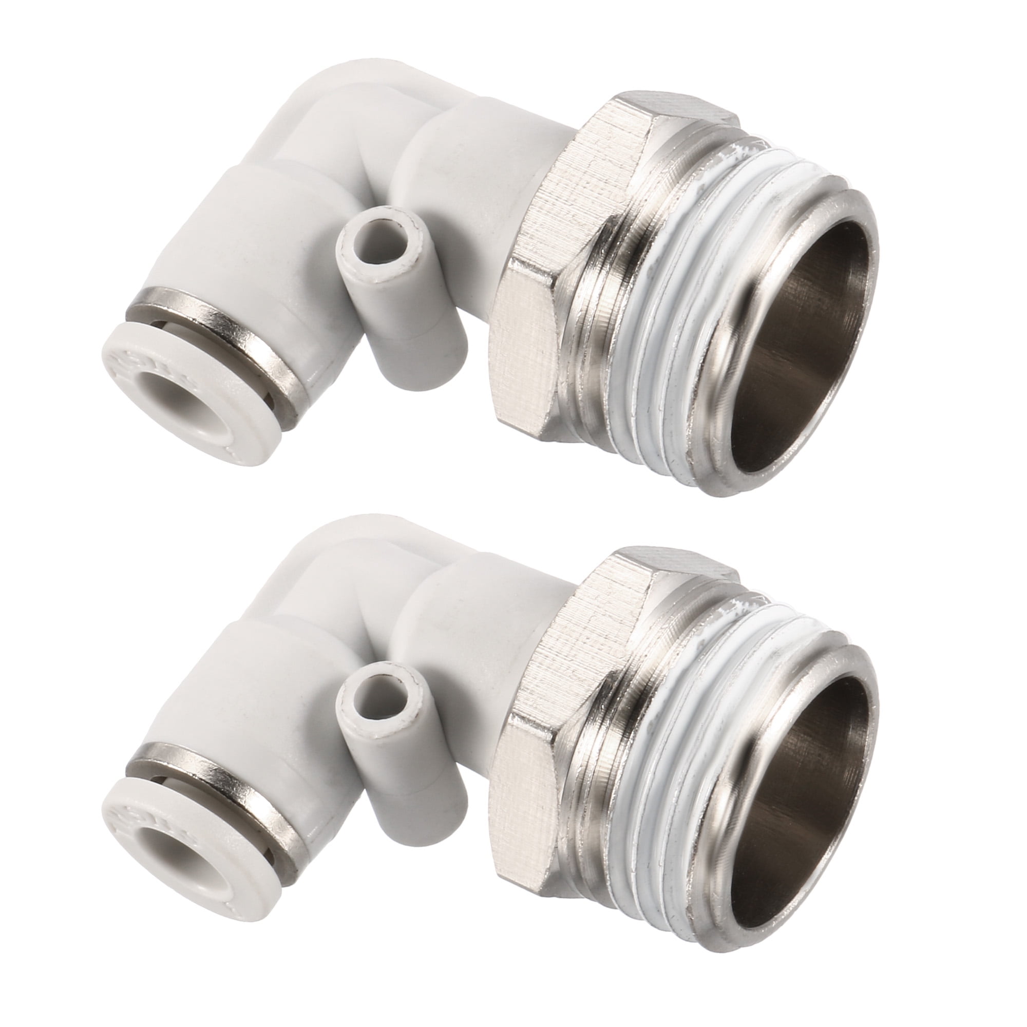 Pneumatic Push to Connect Tube Fitting Male Elbow 6mm Tube OD X 1/2BSPT