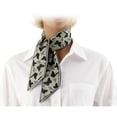 thumbnail image 3 of Unique Bargains 1 Pc Scarf Headband Butterflies Neck Scarf for Women Black Gray, 3 of 5