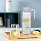 thumbnail image 5 of Fiudx Hervidor de Agua Fría, Elegante Jarra de Plástico Transparente, Diseño Resistente Al Calor para Bebidas Frías y Calientes, Forma Compacta para Refrigerador, Ideal para Uso En La Cocina, Oficina, 5 of 6