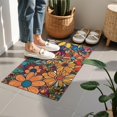 thumbnail image 4 of Pioneer Flower Floral Print Pattern Door Rugs,Washable Non Slip Door Mats Indoor,Decorative Door Mats,Entry Mat Indoor for Entrance,Bedroom,Kitchen,Bathroom,16"x24", 4 of 6