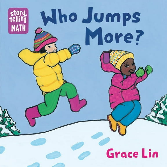 Storytelling Math Who Jumps More?, (Board Book)
