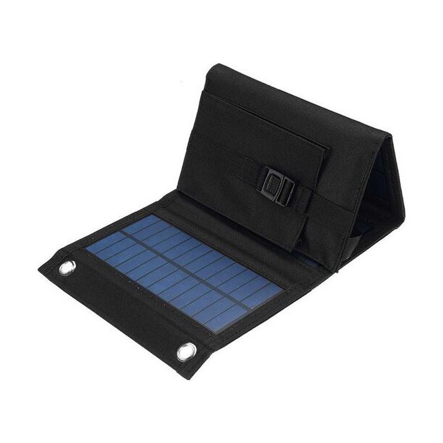 Kit de Panel Solar plegable de 2023 W, paquete de banco de células solares de 5V, USB, placa Solar impermeable para acampar al aire libre y senderismo, novedad de 100 Fivean unisex