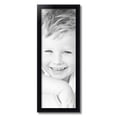 thumbnail image 2 of ArtToFrames 10" x 28" Satin Black Bull Nose Picture Frame, 10x28 inch Black Wood Poster Frame (WOM-1417), 2 of 7