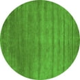 thumbnail image 1 of Ahgly Company Indoor Round Abstract Green Contemporary Area Rugs, 7' Round, 1 of 1