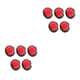 thumbnail image 4 of Flores de loto artificiales Advancent 5 piezas rojo brillante, 4 of 6