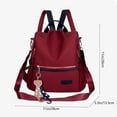 thumbnail image 3 of Clearance Under $5!Yyuenw One Shoulder Two Shoulder Bag, Multifunctional Travel Bag, Disapprove-theft Travel Backpack Oxford Fabric, Sports Tote Gym Bag For Women, 3 of 5