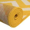 thumbnail image 5 of Unique Loom Outdoor Coastal Collection Area Rug - Dalgalar (2' x 8' Runner Yellow/Ivory), 5 of 11