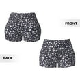thumbnail image 5 of Picia Daisies Flowers Printed Workout Shorts for Women Seamless Scrunch Butt Lifting High Waisted Yoga Gym Booty Running Moisture-wicking Short Pants-X-Large, 5 of 9