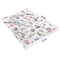 thumbnail image 4 of White Fairy Castle Pattern Blanket,Comfortable Soft Lamb Wool Throw Blanket,All Season,Warm Lightweight Blankets for Sofa Bed Couch Living Room Chair,40"x50", 4 of 4
