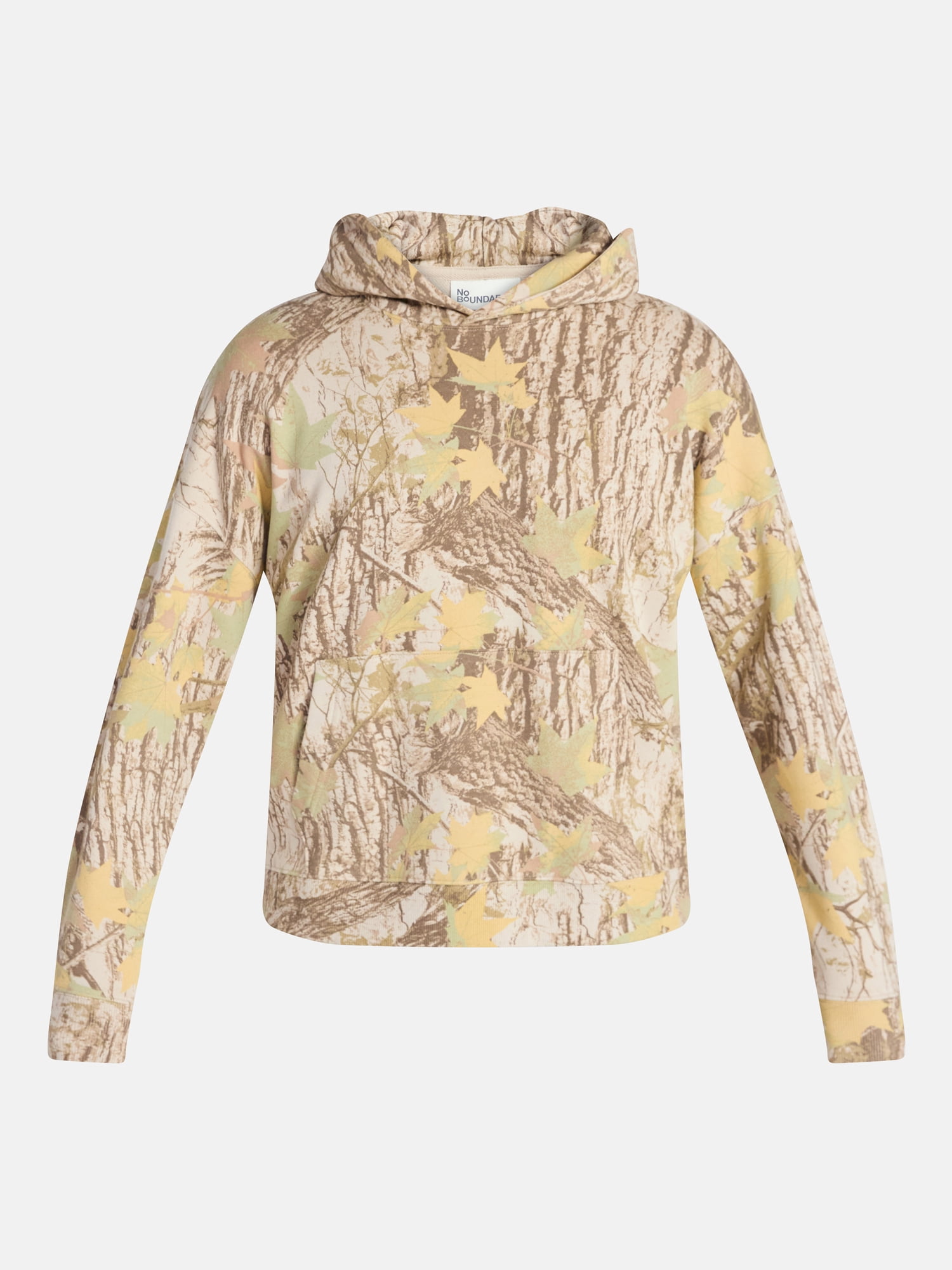 No Boundaries Oversized Hoodie with Long Sleeves, Men's XS-4XLT