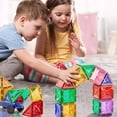 thumbnail image 3 of 108pcs Magnet Tiles Magna Award Winning Building Magnetic Toy with Bin, 3 of 6