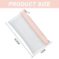 thumbnail image 2 of Estuche para lápices con cremallera, 4 unidades, multifuncional, transparente, organizador de bolígrafos, papelería, almacenamiento para suministros de oficina, cosméticos, 2 of 8