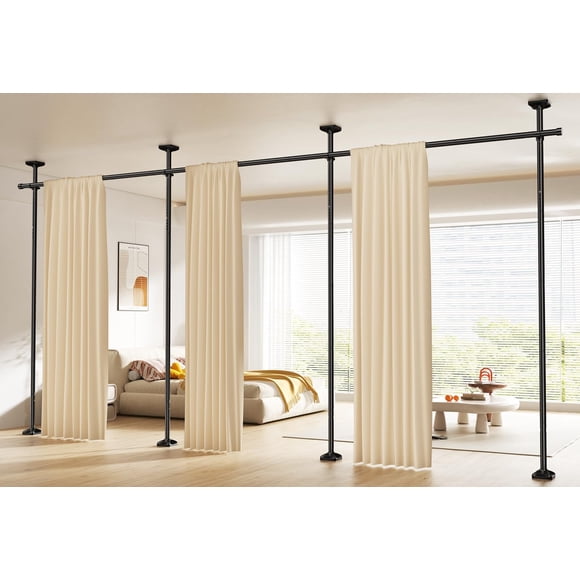 Barra separadora de ambientes SUNALLY ajustable de 1,2 a 4,3 m de altura