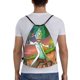 thumbnail image 2 of Bolsa con cordón clásica de Rick y Morty, plegable, para deportes, fitness, unisex, bolsa de viaje para deportes de playa, mediana, 2 of 8
