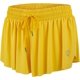 thumbnail image 1 of Pantalones cortos 2 en 1 fluidos para correr para mujeres Gimnasio Yoga Atlético Mujeres Entrenamiento Biker Spandex Lounge Sweat Falda Verano (amarillo) Feliz Sencillez, 1 of 4
